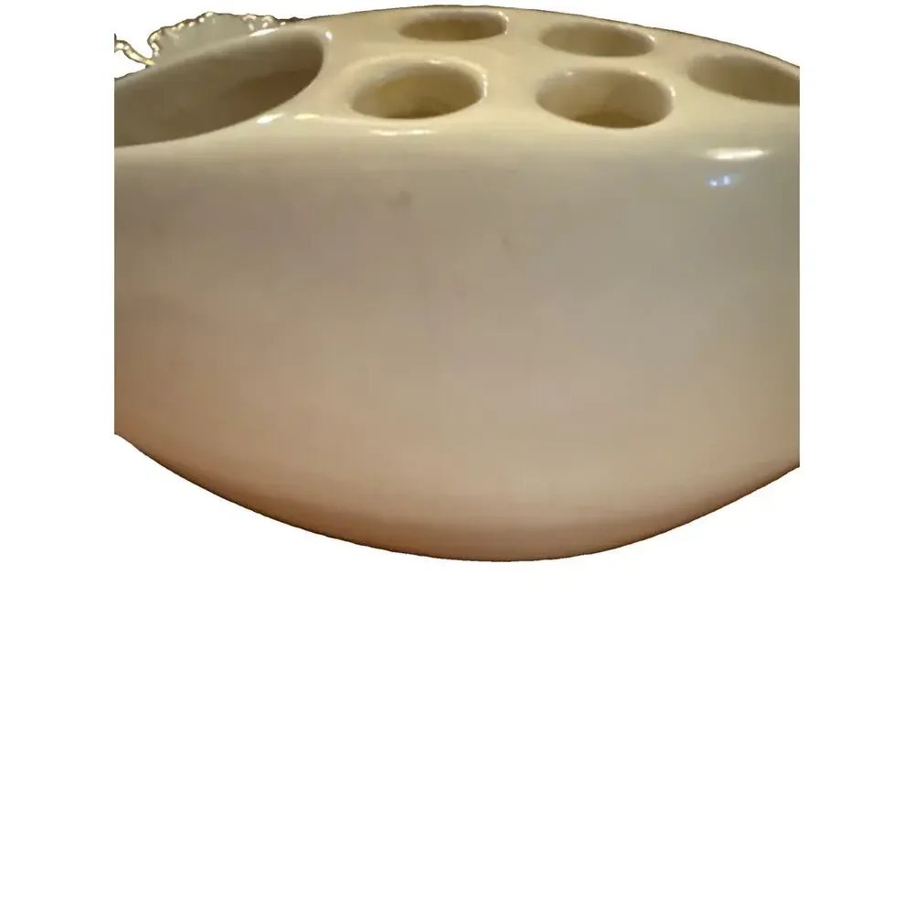 Vintage Ceramic Bathroom Sink Caddy toothbrush holder, Cup Holder, soap dish